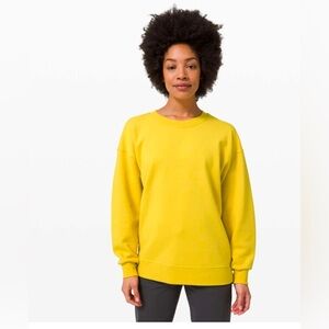 🍋🍋Lululemon Perfectly Oversized Crew
Color-Soleil
Size 6-8🍋🍋 great condition